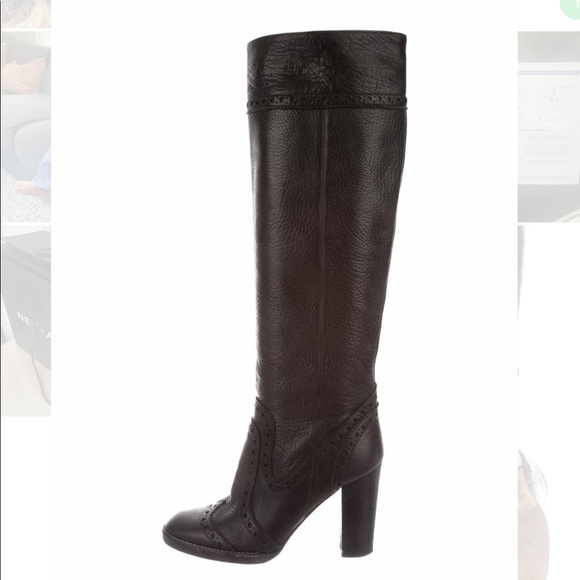 Michael Kors black leather knee high boots Size6.5 - Picture 5 of 5